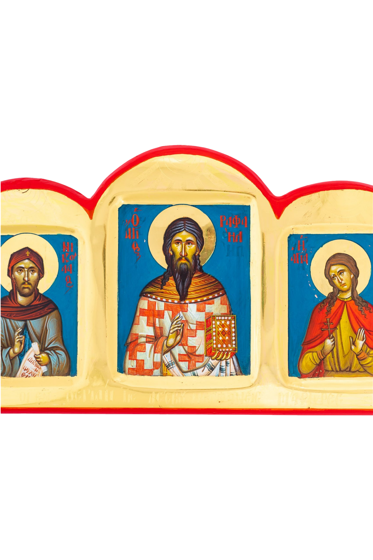 Saints Raphael, Nicholas and Irene