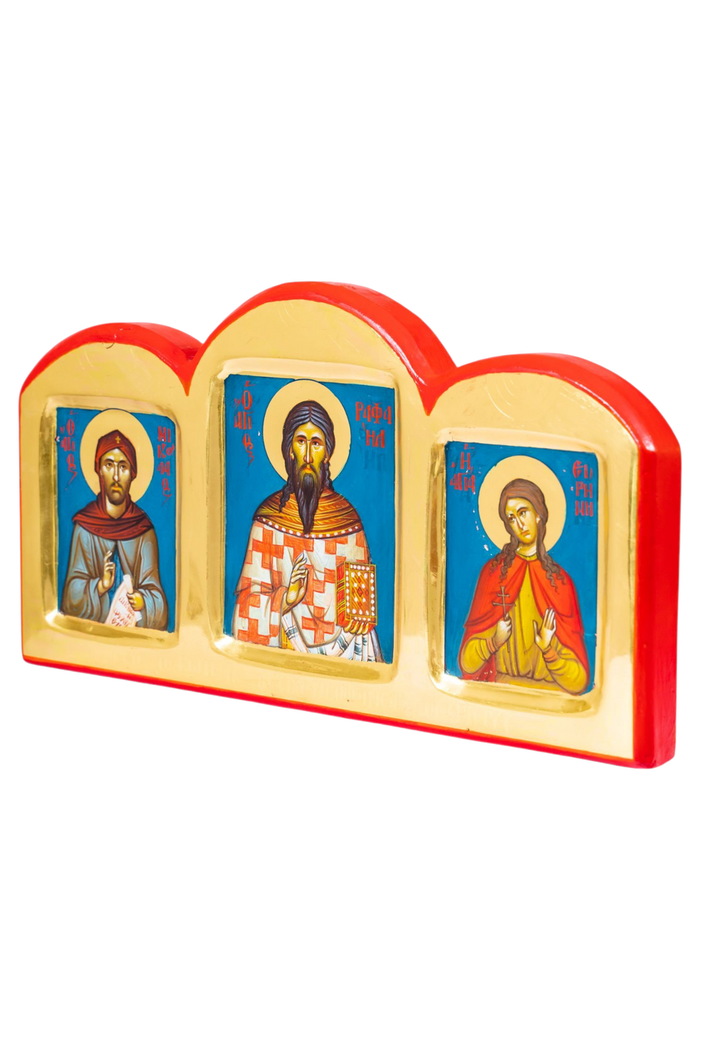 Saints Raphael, Nicholas and Irene